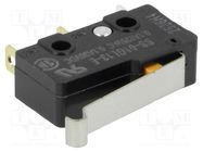 Microswitch SNAP ACTION; 0.1A/125VAC; 0.1A/30VDC; SPDT; ON-(ON) 