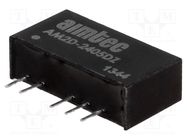 Converter: DC/DC; 2W; Uin: 21.6÷26.4V; Uout: 5VDC; Uout2: -5VDC; SIP7 AIMTEC