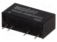 Converter: DC/DC; 2W; Uin: 4.5÷5.5VDC; Uout: 5VDC; Iout: 400mA; SIP7 AIMTEC