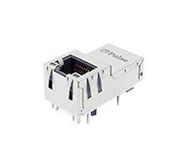 RJ45 CONN, JACK, 8P8C, 1PORT, THT