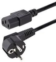 POWER CORD, R/A CEE 7/7 PLUG-IEC C13, 1M