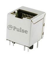 RJ45 CONN, JACK, 8P8C, 1PORT, THT