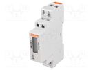 Counter; digital,mounting; for DIN rail mounting; single-phase LOVATO ELECTRIC