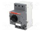 Motor breaker; 0.06kW; 208÷690VAC; for DIN rail mounting; IP20 ABB