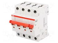 Switch-disconnector; Poles: 4; for DIN rail mounting; 63A; 400VAC ABB