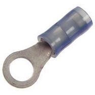 TERMINAL, RING TONGUE, 3/8IN, CRIMP BLUE