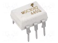 Optotriac; 5.3kV; Uout: 800V; zero voltage crossing driver; DIP6 ONSEMI
