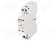 Contactor: 2-pole installation; 20A; 220÷230VAC,220÷230VDC LOVATO ELECTRIC