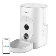 Dogness F15 WiFi 4L smart food dispenser with camera with plastic bowl (white), Dogness