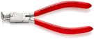 KNIPEX 44 23 J11 Circlip Pliers for internal circlips in bore holes plastic coated chrome-plated 130 mm