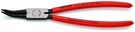 KNIPEX 44 31 J32 Circlip Pliers for internal circlips in bore holes 45° angled plastic coated black atramentized 225 mm