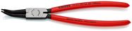 KNIPEX 44 31 J32 Circlip Pliers for internal circlips in bore holes 45° angled plastic coated black atramentized 225 mm