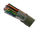 SHIELDED MULTICONDUCTOR CABLE, 10 CONDUCTOR, 24AWG, 100FT, 300V