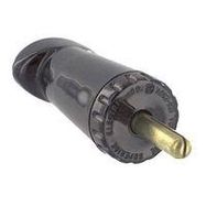 TEST PLUG, PIN-PLUG, 100A, BLACK