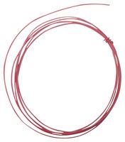 HOOK UP WIRE, ETFE, 26AWG, RED, 100M