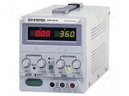 Power supply: laboratory; switching,single-channel; 0÷36VDC GW INSTEK