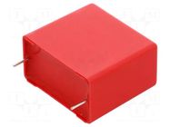 Capacitor: polyester; 10uF; 160VAC; 250VDC; 27.5mm; ±5%; MKT; THT WIMA