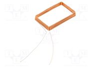 Antenna; RFID; 125kHz; Body dim: 24.5x37.5x5mm; 210uH SR PASSIVES