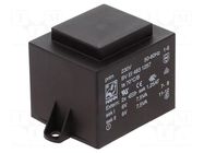 Transformer: encapsulated; 15VA; 230VAC; 6V; 6V; 1.25A; 1.25A; PCB HAHN