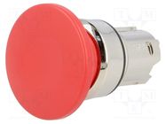Switch: push-button; 22mm; Stabl.pos: 1; red; none; IP67; mushroom SIEMENS