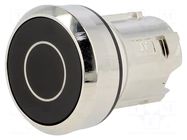 Switch: push-button; 22mm; Stabl.pos: 1; black; none; IP67; flat SIEMENS