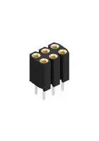 PCB RCPT, 6POS, 2ROW, 2.54MM, THT