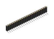 PCB RCPT, R/A, 24POS, 1ROW, 2.54MM, THT