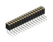 PCB RCPT, R/A, 32POS, 2ROW, 2MM, THT