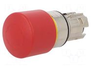 Switch: emergency stop; 22mm; Stabl.pos: 2; red; IP67; mushroom SIEMENS