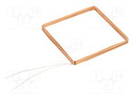 Antenna; RFID; 125kHz; Body dim: 53x53x3.4mm; 790uH SR PASSIVES