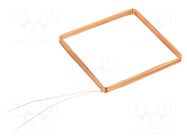 Antenna; RFID; 125kHz; Body dim: 53x53x3.4mm; 790uH SR PASSIVES