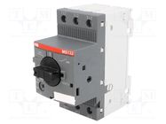 Motor breaker; 0.06kW; 208÷690VAC; for DIN rail mounting; IP20 