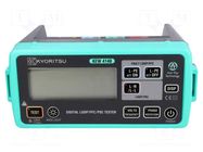 Meter: short circuit loop impedance; LCD; 3,5 digit (1999); IP54 KYORITSU