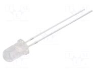 LED; yellow; 5mm; 14400÷18000mcd; 15°; Front: convex; 1.8÷2.6VDC OPTOSUPPLY