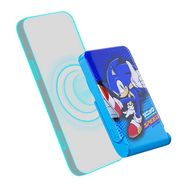 Magnetic powerbank OTL 5000 mAh, USB-C 15W, Sonic The Hedgehoh with stand (blue), OTL