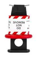 MINIATURE BREAKER LOCKOUT, PIN-OUT/NYLON