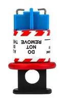 MINIATURE BREAKER LOCKOUT, PIN-IN, NYLON