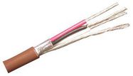SHIELDED MULTICONDUCTOR CABLE, 4 CONDUCTOR, 18AWG, 500FT, 300V
