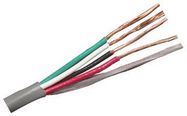 UNSHIELDED MULTICONDUCTOR CABLE, 4 CONDUCTOR, 22AWG, 1000FT, 300V