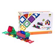 Magnetic tiles 3D Train Playmags 153 - 50 pcs set, Playmags
