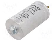 Capacitor: polypropylene; 50uF; Leads: M6 screws; M12 screw; ±5% MIFLEX
