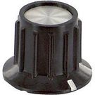 RIBBED KNOB WITH LINE INDICATOR, 6.35MM
