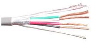 SHIELDED MULTICONDUCTOR CABLE, 4 CONDUCTOR, 22AWG, 1000FT, 300V
