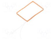 Antenna; RFID; 125kHz; Body dim: 36x52.5x5mm; 1.35mH SR PASSIVES