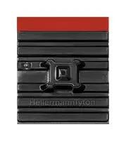 CABLE TIE MOUNT, 28MM, NYL 6.6 HS, BLACK