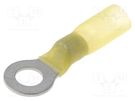 Tip: ring; M6; Ø: 6.5mm; 4÷6mm2; crimped; for cable; yellow; 150°C NINIGI