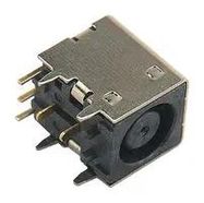 DC POWER JACK, R-A, PCB, 0.6X5.1X7.4MM