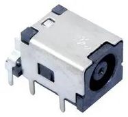 DC POWER JACK, R-A, PCB, 0.6X2.9X4.5MM