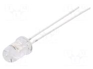 CRLED; blue; 5mm; 8400mcd; 15°; Front: convex; 5.5÷20VDC OPTOSUPPLY