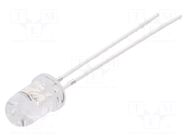 CRLED; pink; 5mm; 3000mcd; 15°; Front: convex; 5.5÷20VDC OPTOSUPPLY